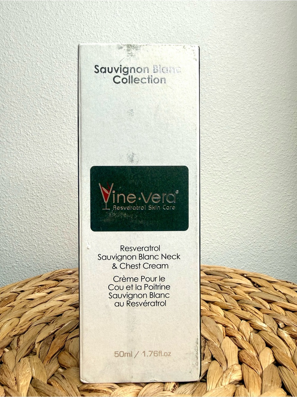 NWT Vine Vera Resveratrol Neck Chest Cream SAUVIGNON BLANC antioxidant antiaging